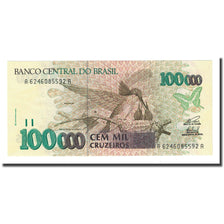 Banknote, Brazil, 100,000 Cruzeiros, Undated (1993), KM:235c, UNC(65-70)