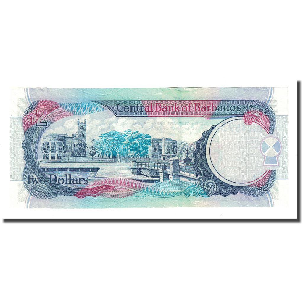 Banknote, Barbados, 2 Dollars, 2007-05-01, KM:66a, UNC(65-70)