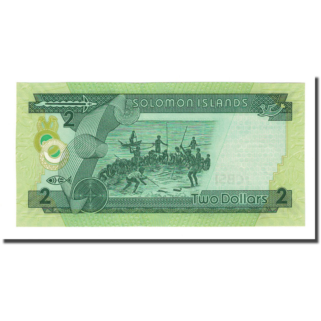 Banknote, Solomon Islands, 2 Dollars, Undated (1997), KM:18, UNC(65-70)