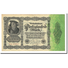 Banknote, Germany, 50,000 Mark, 1922-11-19, KM:79, AU(55-58)