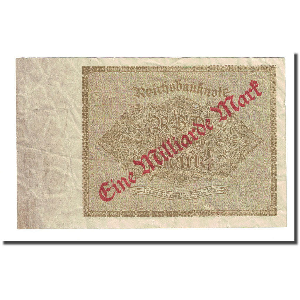 Banknote, Germany, 1 Milliarde Mark on 1000 Mark, 1922-12-15, KM:113b, VF(20-25)