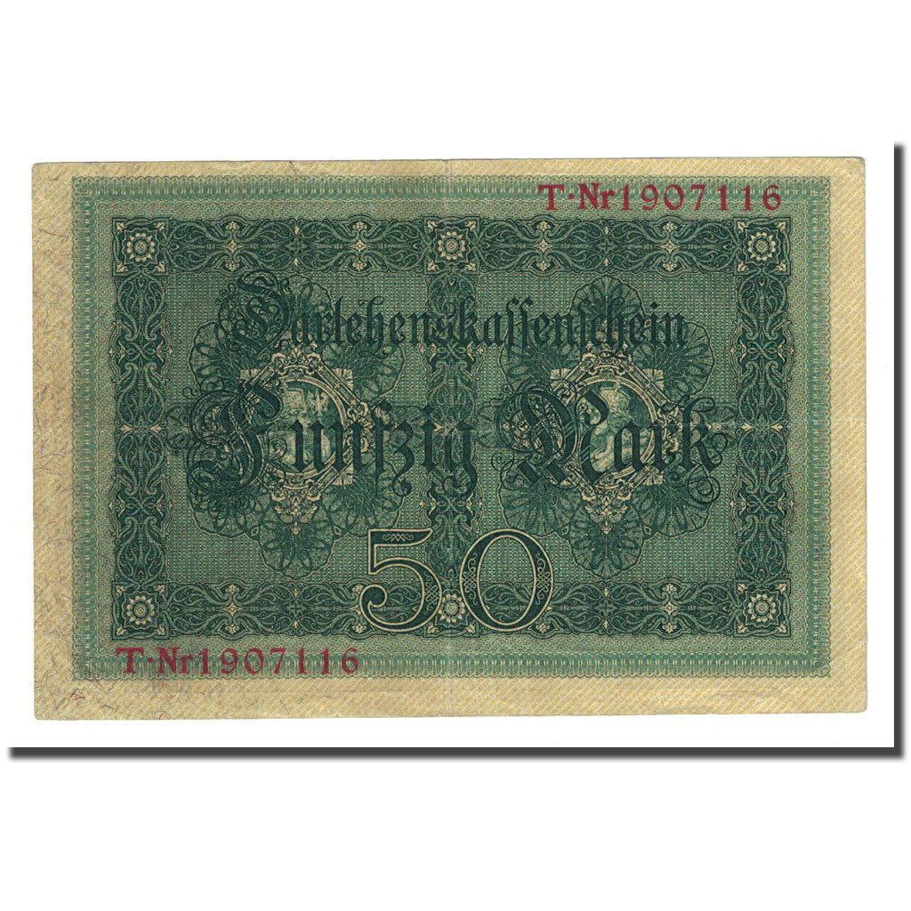 Geldschein, Deutschland, 50 Mark, 1914-08-05, KM:49b, SS