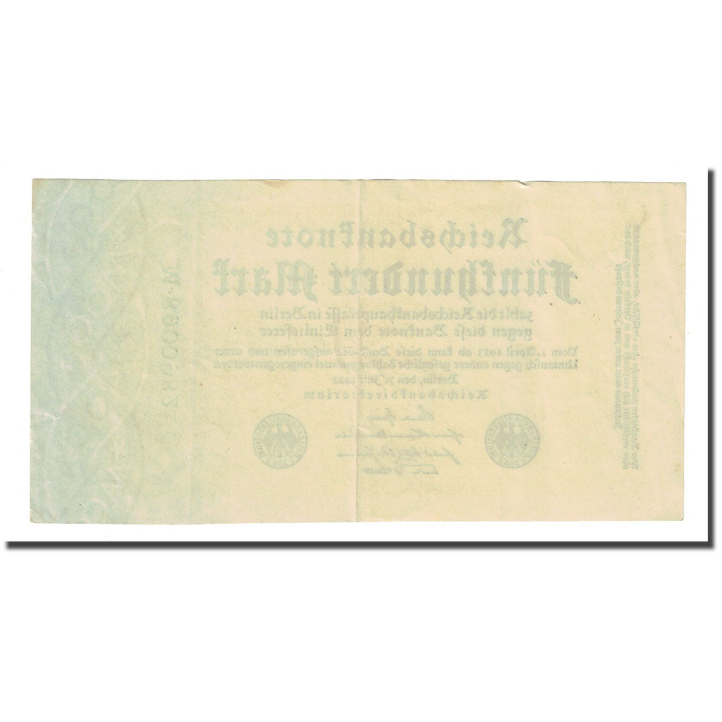 Banknote, Germany, 500 Mark, 1922-07-07, KM:74b, AU(55-58)