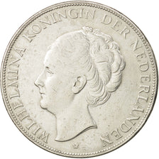 Netherlands, Wilhelmina I, 2-1/2 Gulden, 1930, EF(40-45), Silver, KM:165