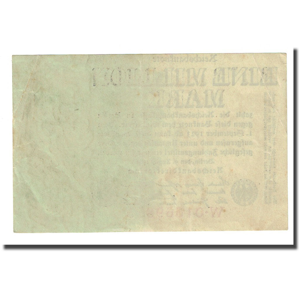 Banknote, Germany, 1 Million Mark, 1923-08-09, KM:101, EF(40-45)