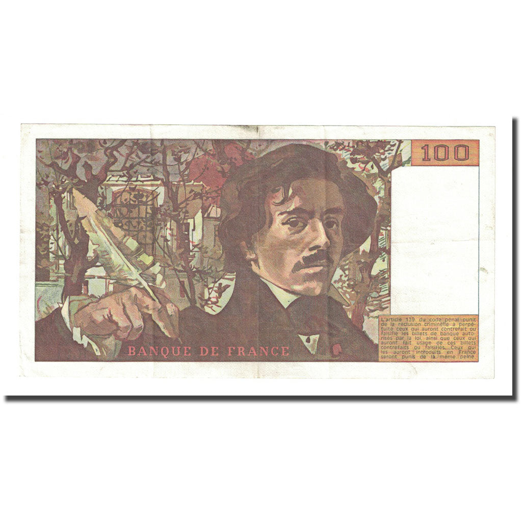 Frankreich, 100 Francs, 1980, VZ, Fayette:69.4a, KM:154b