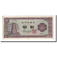 Banknote, South Korea, 10 Won, Undated (1962-65), KM:33e, VG(8-10)