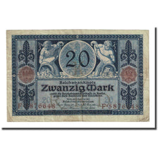 Banknote, Germany, 20 Mark, 1915-11-04, KM:63, VF(20-25)