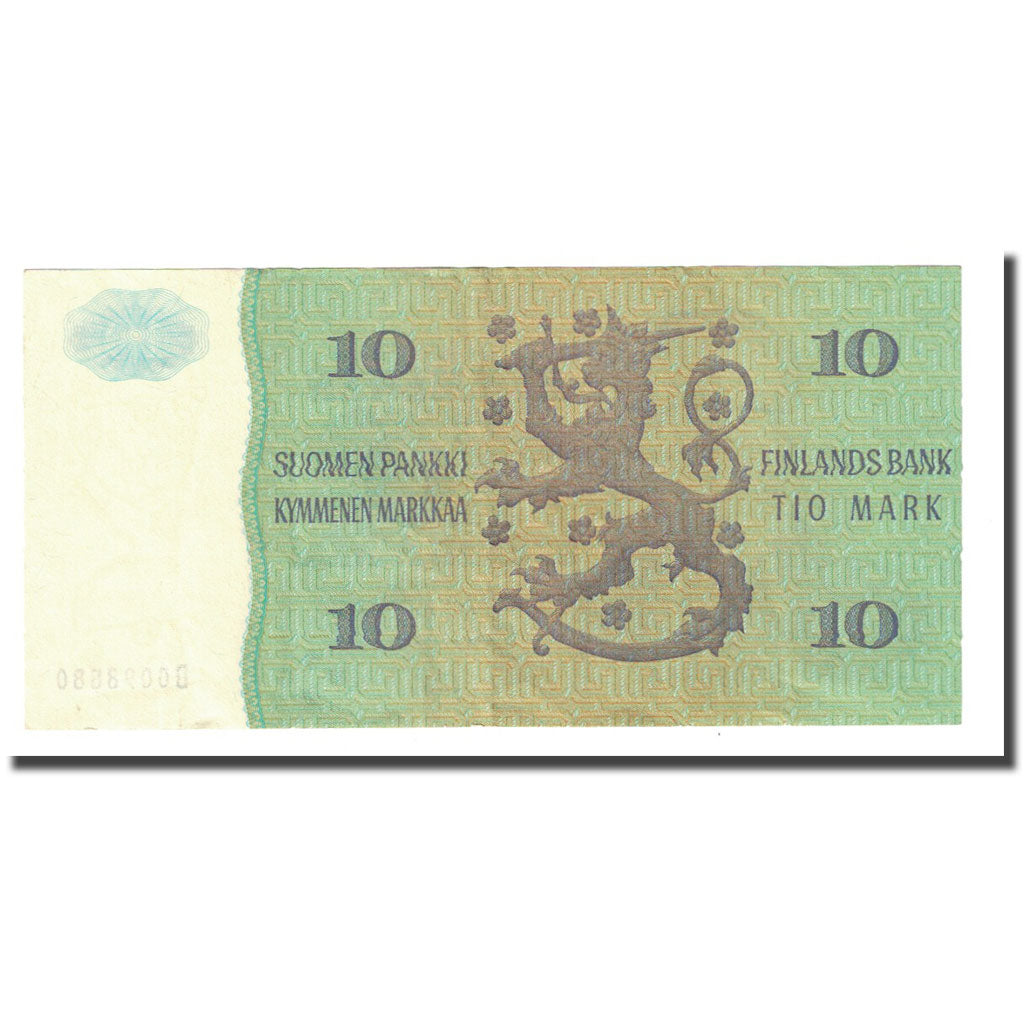 Banknote, Finland, 10 Markkaa, 1980, KM:111a, AU(55-58)