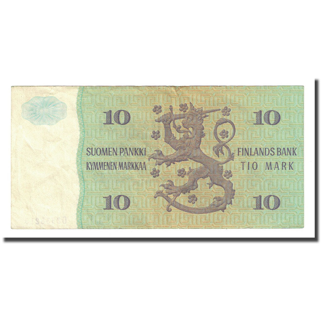 Banknote, Finland, 10 Markkaa, 1980, KM:111a, VF(20-25)