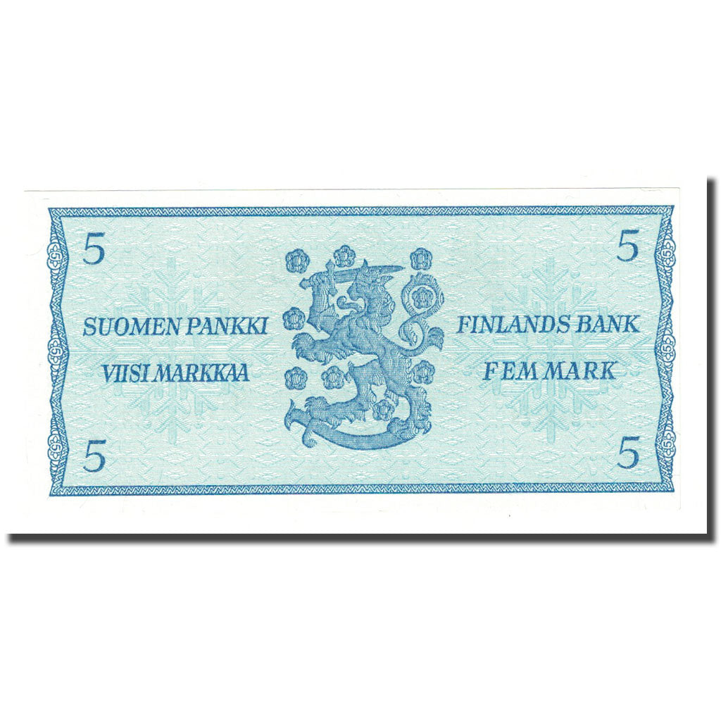 Banknote, Finland, 5 Markkaa, 1963, KM:106Aa, UNC(65-70)