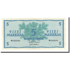 Billete, 5 Markkaa, 1963, Finlandia, KM:99a, SC
