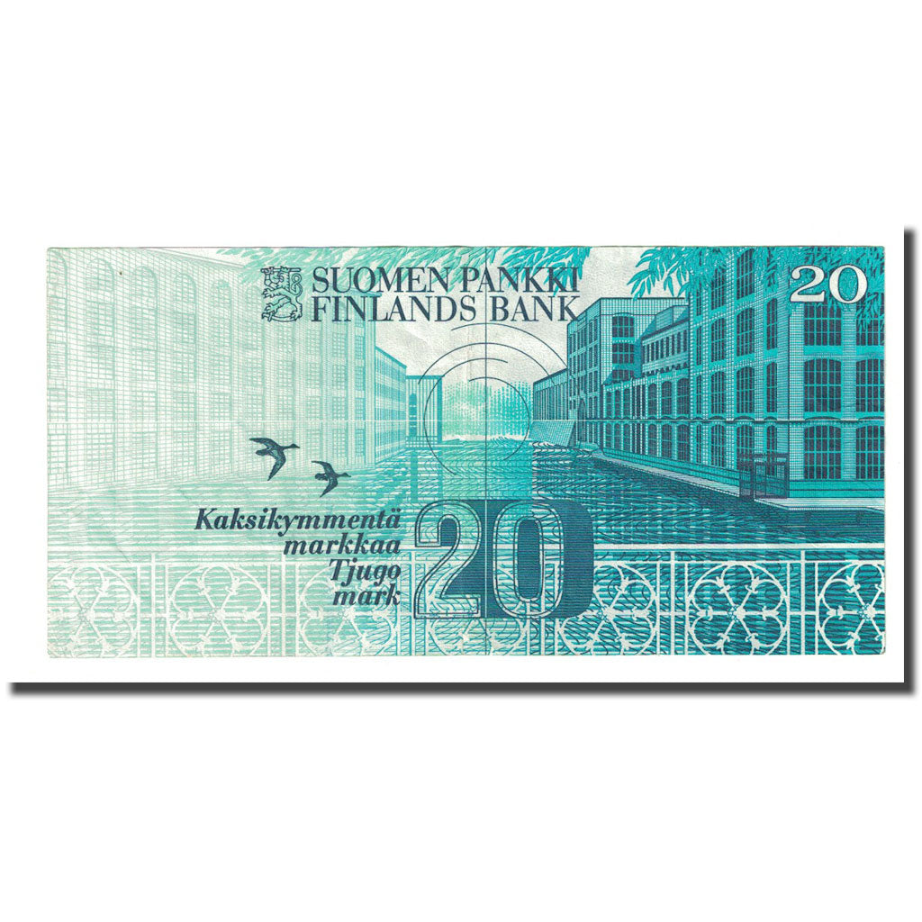 Banknote, Finland, 20 Markkaa, 1993, KM:123, AU(55-58)
