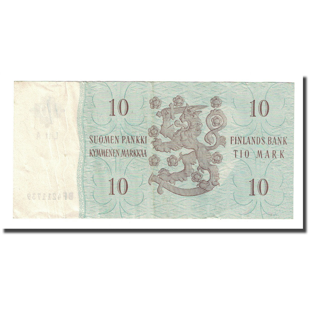 Banknote, Finland, 10 Markkaa, 1963, KM:112a, EF(40-45)