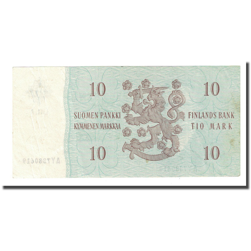 Banknote, Finland, 10 Markkaa, 1963, KM:112a, EF(40-45)