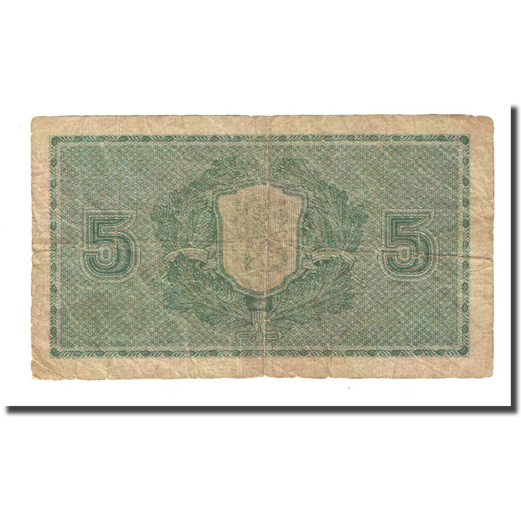 Banknote, Finland, 5 Markkaa, 1922, KM:61a, VG(8-10)