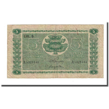 Banknote, Finland, 5 Markkaa, 1939, KM:69a, VF(20-25)