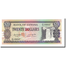 Banknot, Gujana, 20 Dollars, Undated (1989), KM:24d, UNC(65-70)
