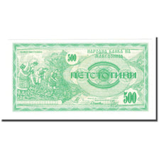 Geldschein, Mazedonien, 500 (Denar), 1992, KM:5a, UNZ