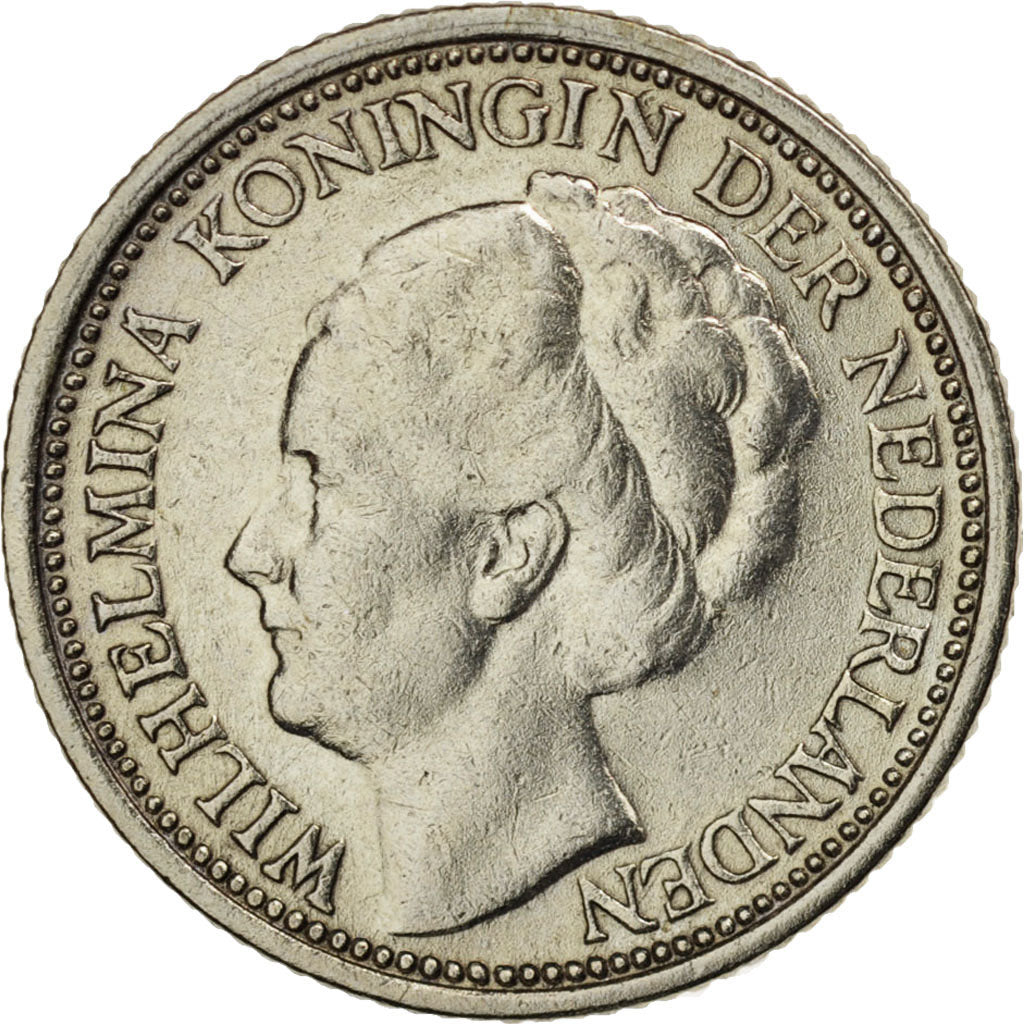 Coin, Netherlands, Wilhelmina I, 10 Cents, 1941, EF(40-45), Silver, KM:163
