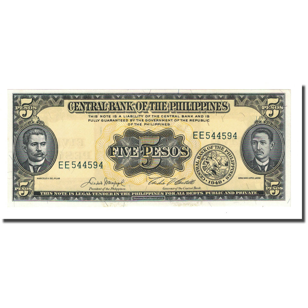 Banconote, Filippine, 5 Pesos, KM:135e, FDS