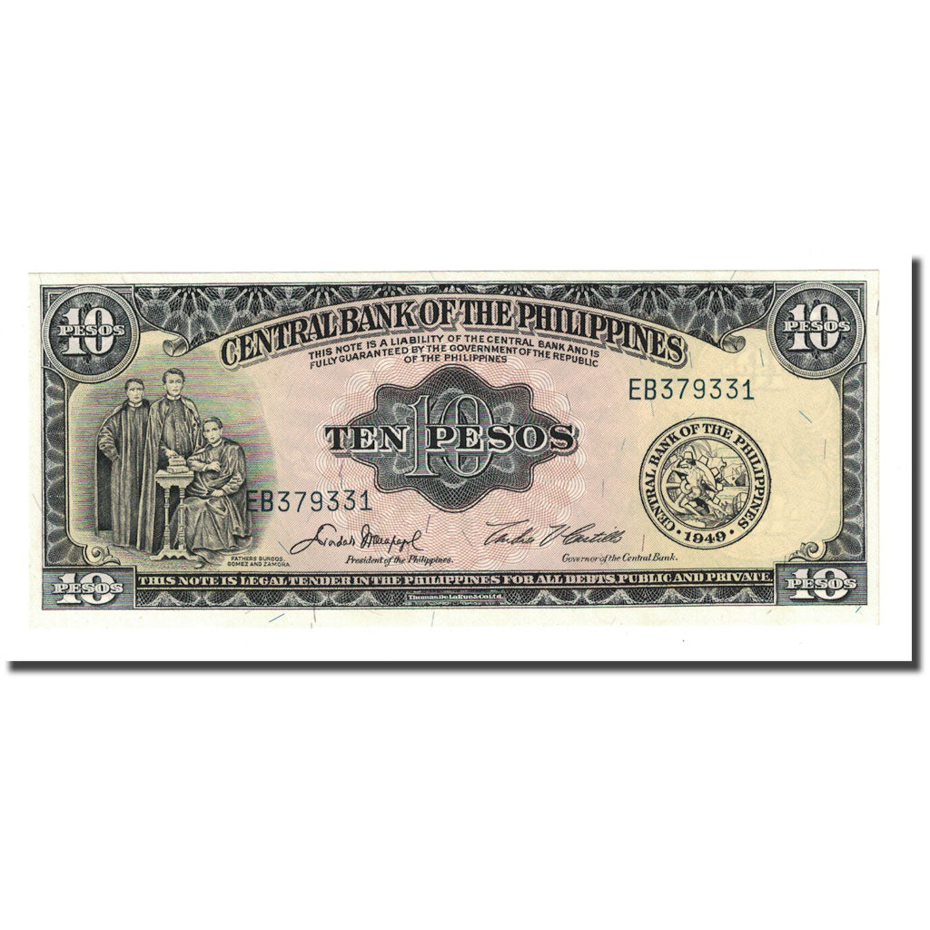 Banknote, Philippines, 10 Pesos, KM:136e, UNC(65-70)