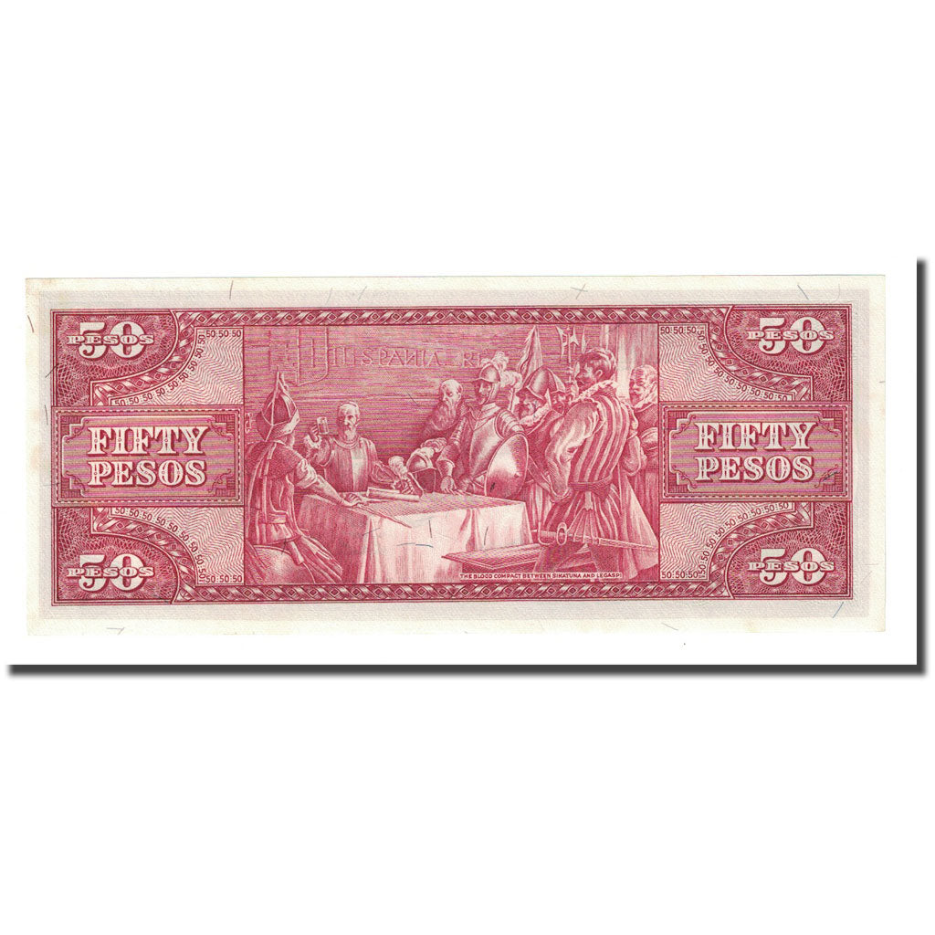 Banknote, Philippines, 50 Pesos, KM:138d, UNC(65-70)