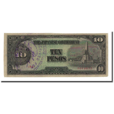 Banknote, Philippines, 10 Pesos, Undated (1943), KM:111a, VF(20-25)