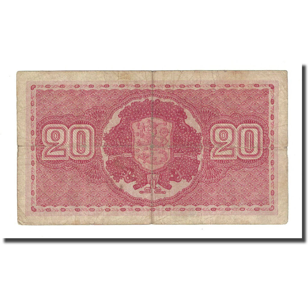 Banknote, Finland, 20 Markkaa, 1922, KM:63a, VF(20-25)