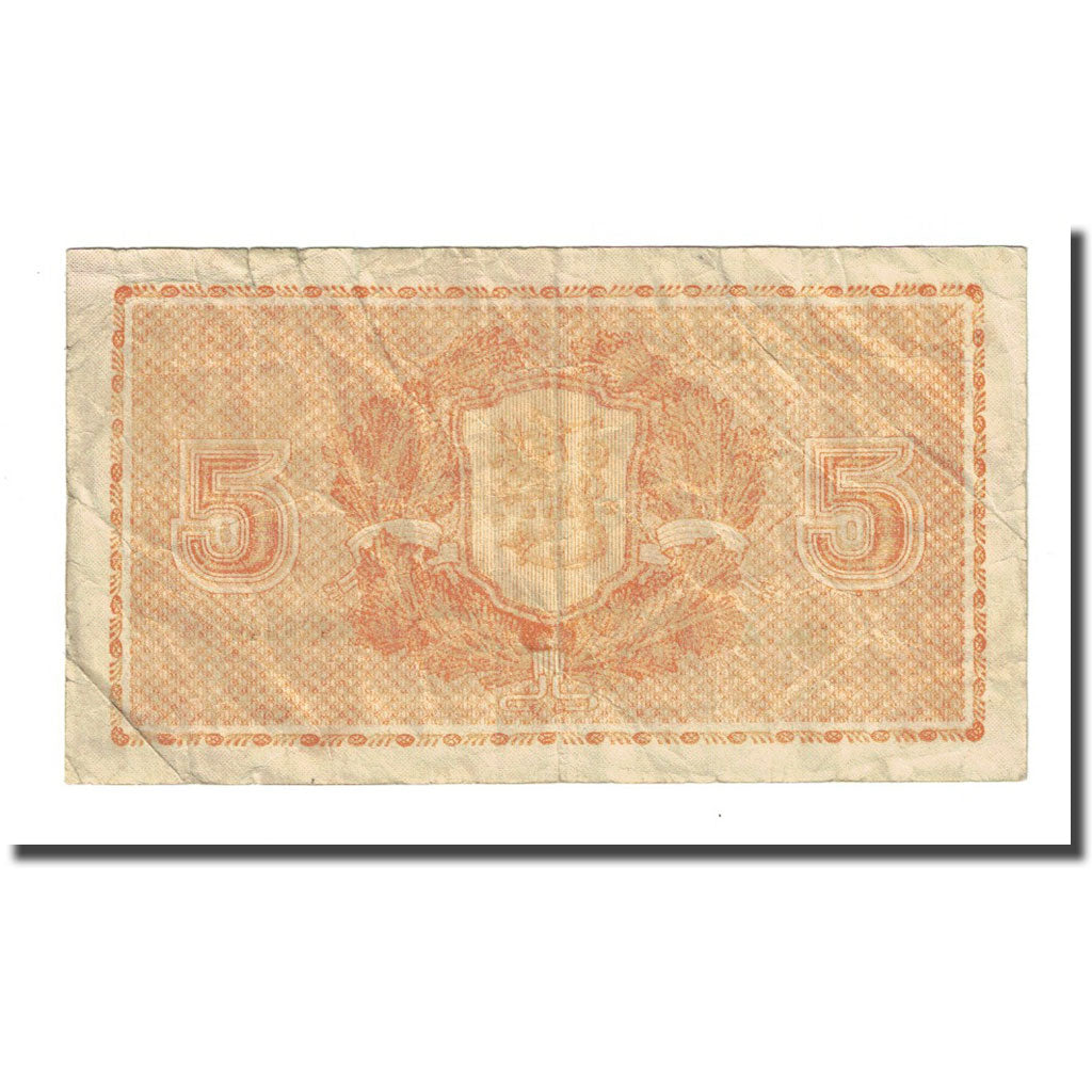 Geldschein, Finnland, 5 Markkaa, 1945, KM:76a, S