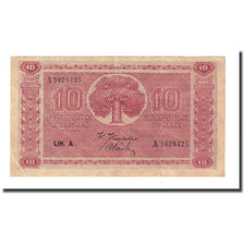 Banknote, Finland, 10 Markkaa, 1945, KM:77a, EF(40-45)