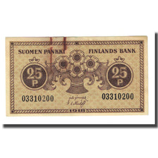 Banknote, Finland, 25 Penniä, 1918, KM:33, EF(40-45)