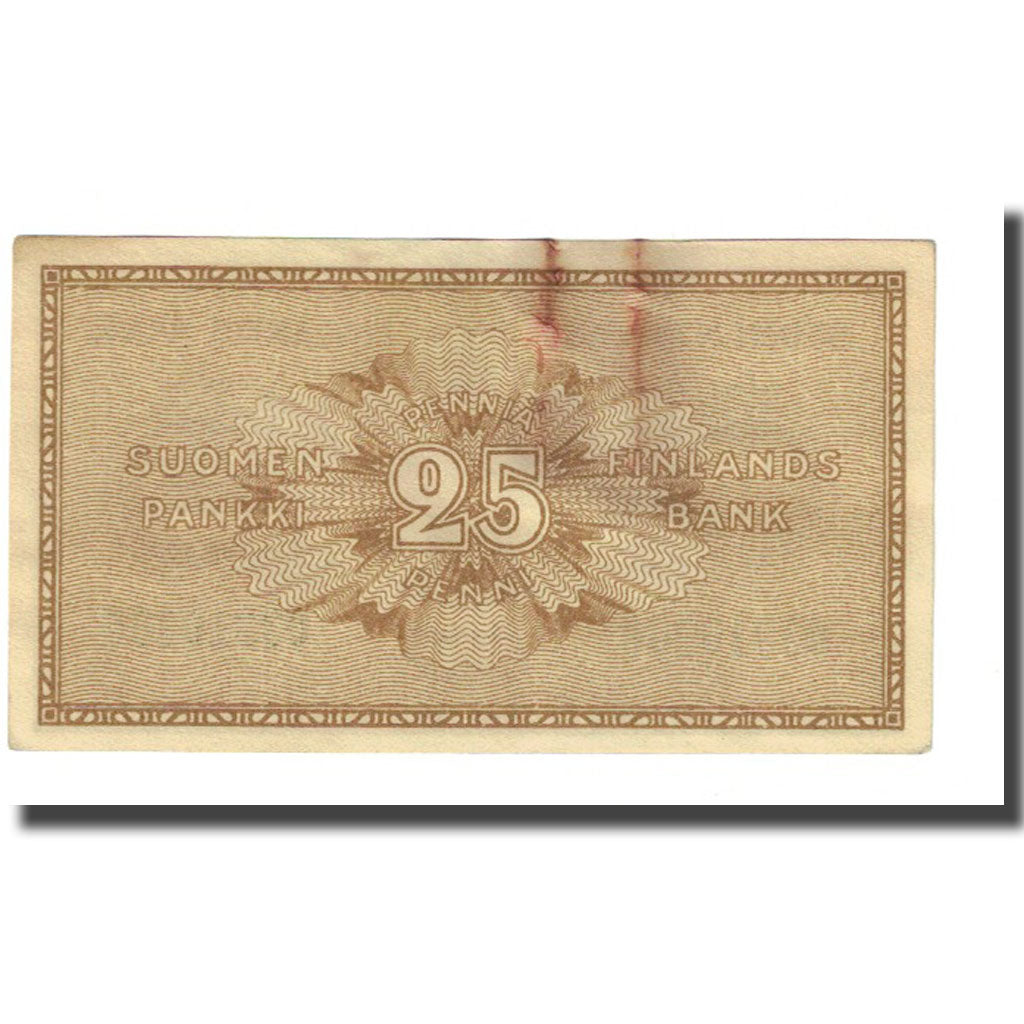 Banknote, Finland, 25 Penniä, 1918, KM:33, EF(40-45)
