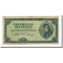 Banknote, Hungary, 100 Million Milpengö, 1946-06-03, KM:130, VF(20-25)