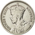 New Zealand, George V, 3 Pence, 1933, EF(40-45), Silver, KM:1