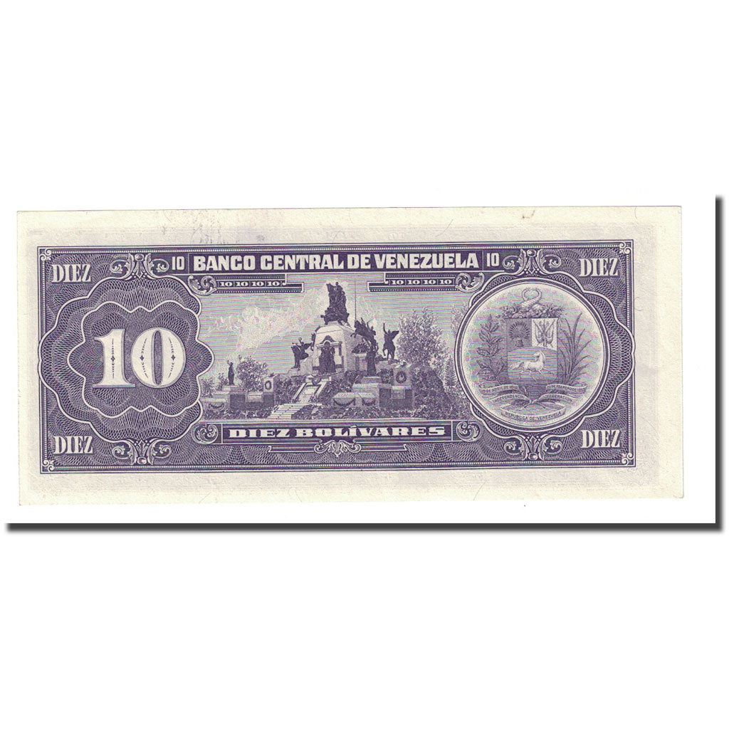 Banknote, Venezuela, 10 Bolívares, 1990-05-31, KM:61b, UNC(65-70)
