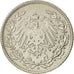 GERMANY - EMPIRE, 1/2 Mark, 1906, Munich, VF(20-25), Silver, KM:17