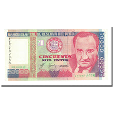 Banknote, Peru, 50,000 Intis, 1988-06-28, KM:142, UNC(65-70)