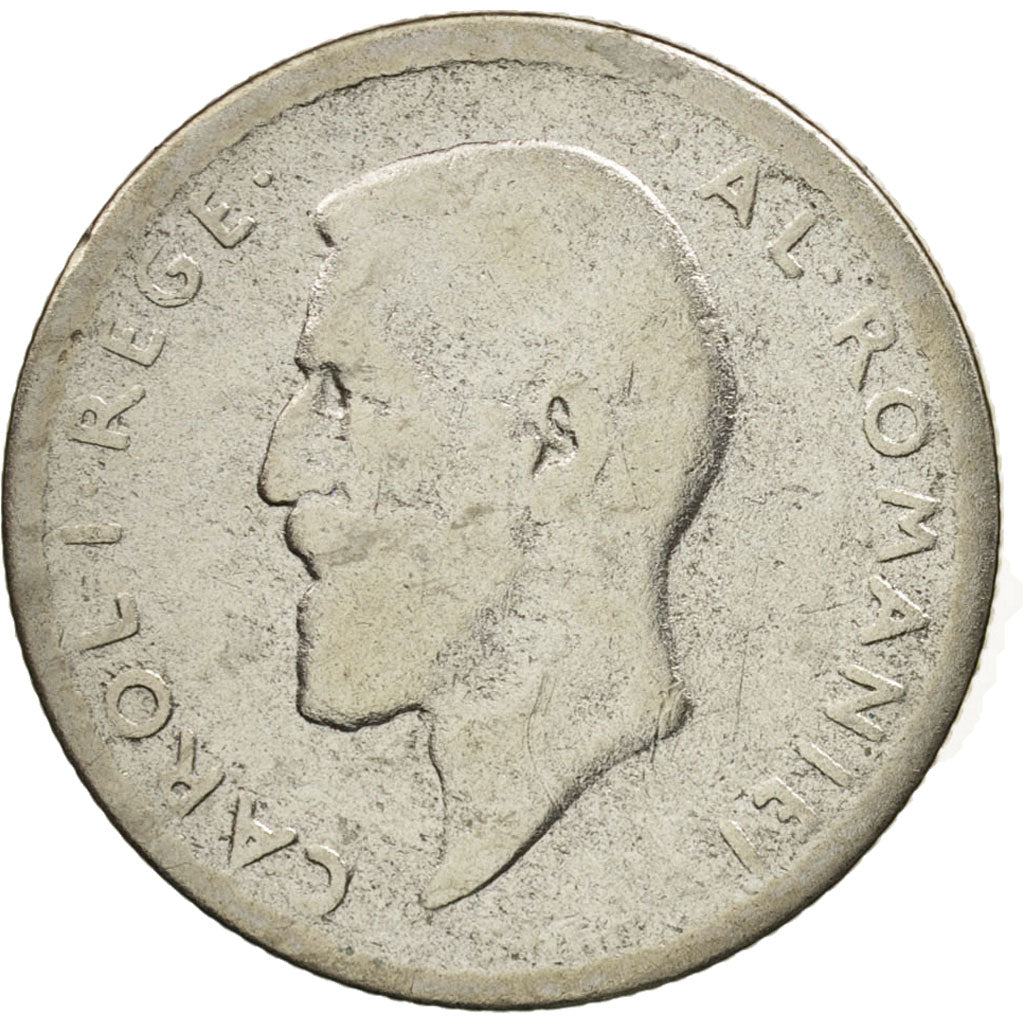 Roumanie, Carol I, 50 Bani, 1911, TB, Argent, KM:41