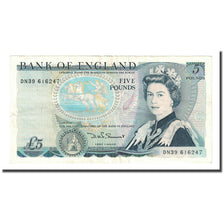 Banknote, Great Britain, 5 Pounds, Undated (1971-91), KM:378b, EF(40-45)