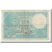 France, 10 Francs, Minerve, 1940-11-28, VF(20-25), Fayette:7.11, KM:84