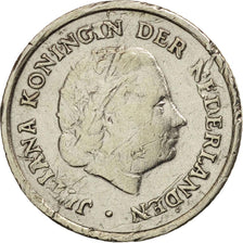 Netherlands Antilles, Juliana, 1/10 Gulden, 1960, VF(20-25), Silver, KM:3