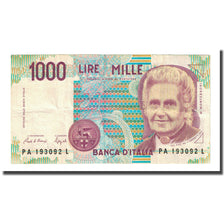 Banknote, Italy, 1000 Lire, D.1990, KM:114b, EF(40-45)