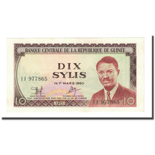 Banknote, Guinea, 10 Sylis, 1971, KM:16, UNC(65-70)