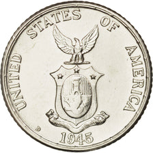 Philippinen, 20 Centavos, 1945, Denver, EF(40-45), Silver, KM:182