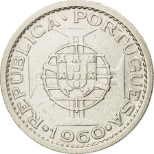 Mozambique, 5 Escudos, 1960, EF(40-45), Silver, KM:84
