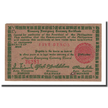 Banknote, Philippines, 5 Pesos, 1944, KM:S675, EF(40-45)