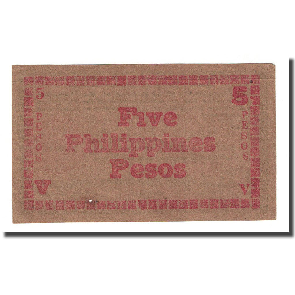 Banknote, Philippines, 5 Pesos, 1944, KM:S675, EF(40-45)
