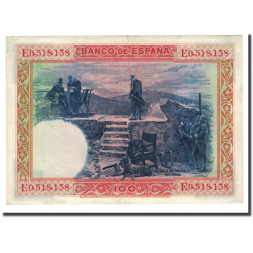 Banknote, Spain, 100 Pesetas, 1925-07-01, KM:69c, AU(55-58)