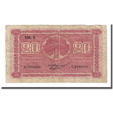 Banknote, Finland, 20 Markkaa, 1922 (1931), KM:63a, VF(20-25)